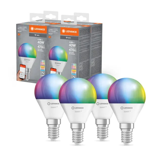 ledvance-smart-wifi-ampoule-led-intelligente-classic-p-e14-rgb-blanc-dynamique-2 image 1
