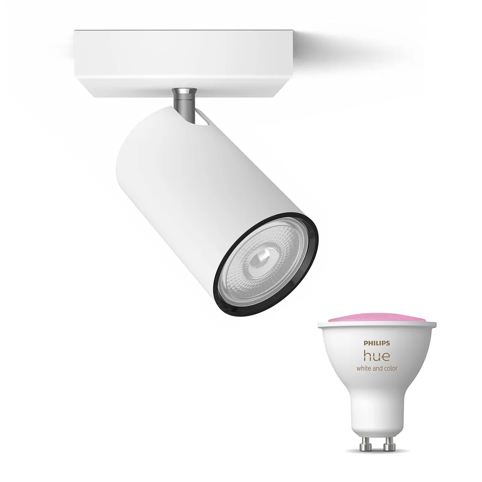 philips-hue-kosipo-spot-en-saillie-blanc-spot-mural-orientable-gu10-white-and-co image 1