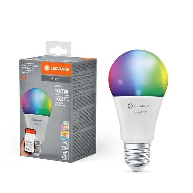 ledvance-smart-wifi-ampoule-led-e27-14-w-1521-lm-lot-de-4-ampoules-intelligentes image 1