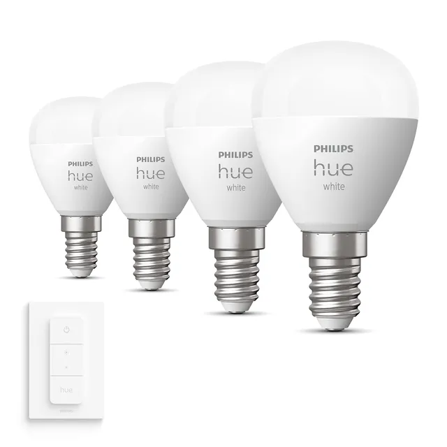 philips-hue-white-pack-avantag-e14-avec-4-ampoules-sph-riques-blanches-chaudes-1 image 1