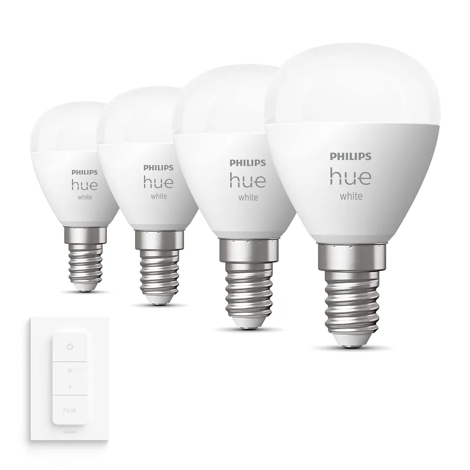 philips-hue-white-pack-avantag-e14-avec-4-ampoules-sph-riques-blanches-chaudes-1 image 1