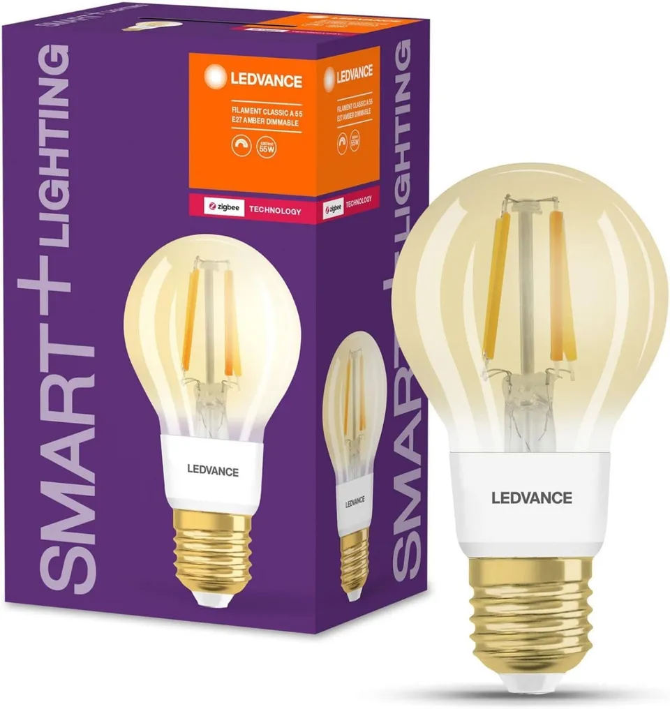 ledvance-smart-ampoule-led-intelligente-zigbee-e27-gradable-blanc-chaud-2400k-fi image 1