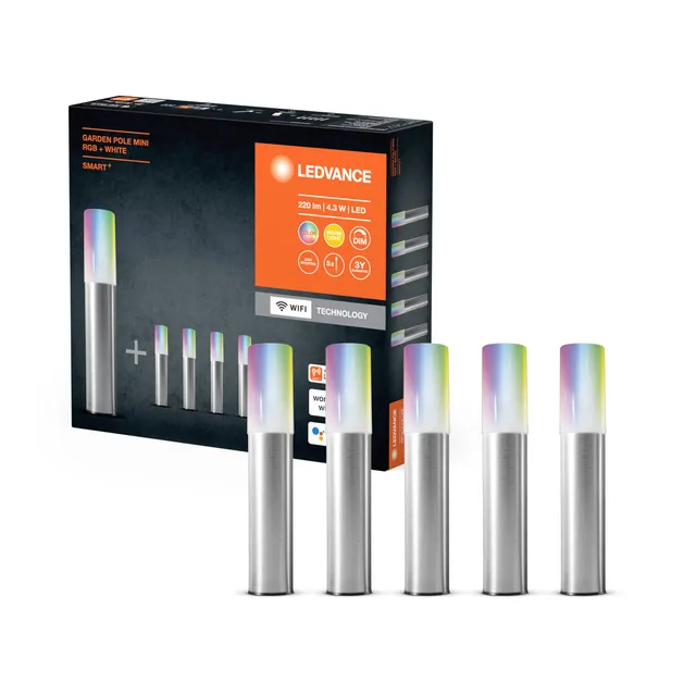 ledvance-smart-garden-wi-fi-pack-de-base-5-bornes-lumineuses-d-ext-rieur-led-rvb image 1