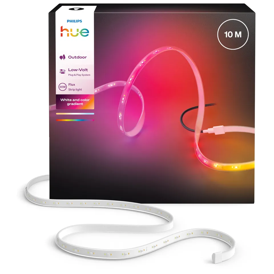 philips-hue-flux-ruban-led-ext-rieur-multicolore-10m-3000-lm-chromasync-r-sistan image 1