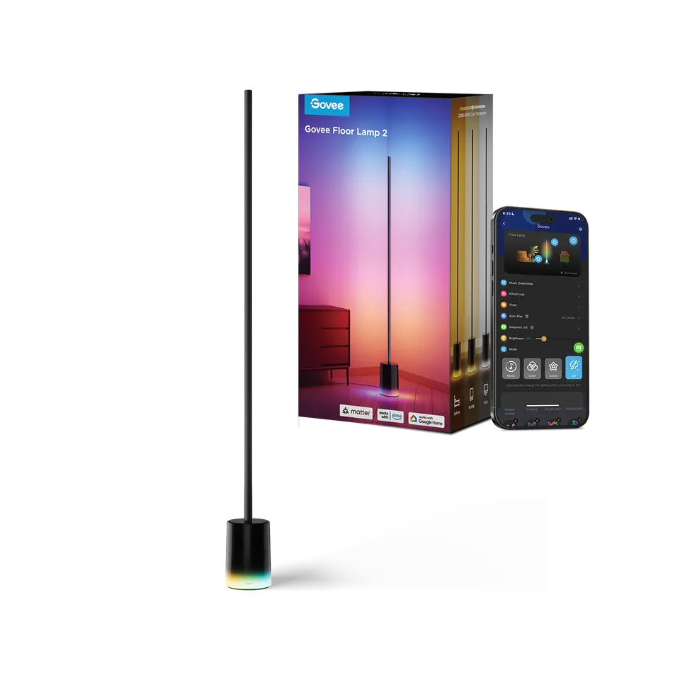 govee-floor-lamp-2-lampe-sur-pied-led-intelligente-rgbww-2200k-6500k-music-sync- image 1
