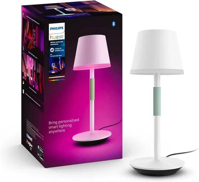 philips-hue-go-lampe-de-table-portable-connect-e-blanc-et-couleurs-led-int-rieur image 1