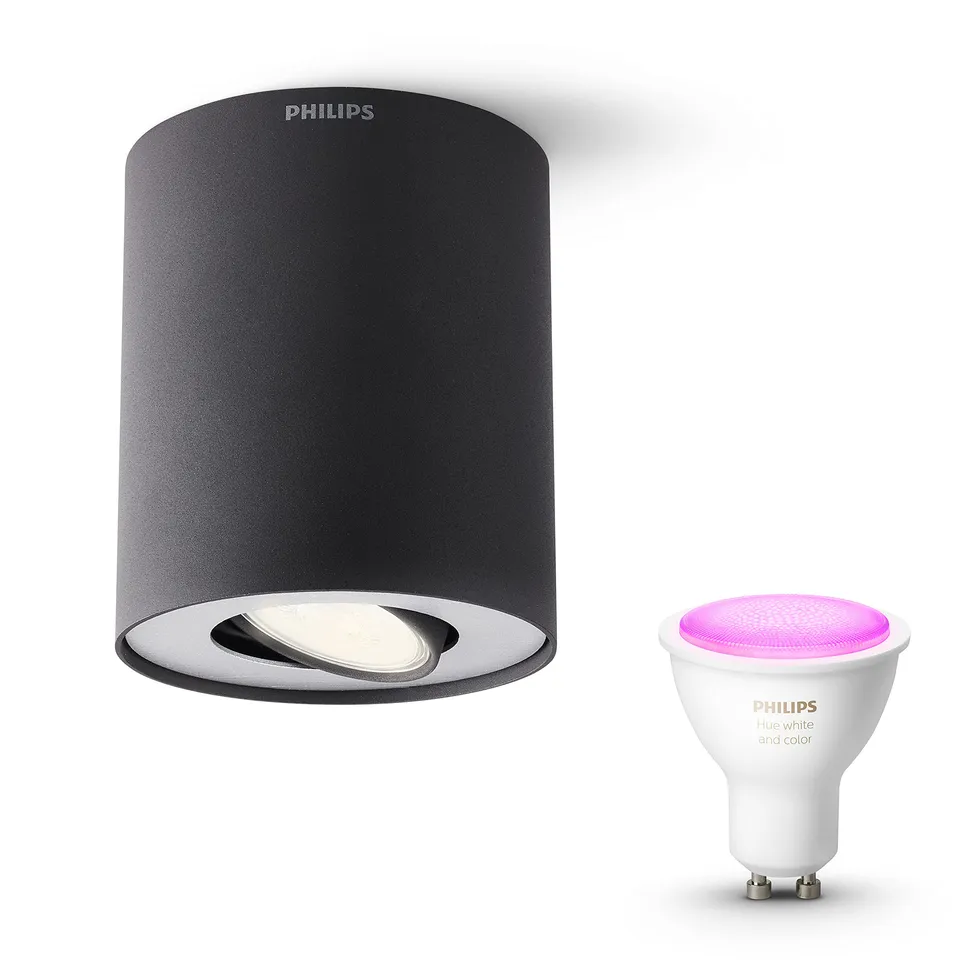 philips-hue-pillar-spot-en-saillie-1-point-gu10-noir-white-and-color-ambiance-16 image 1
