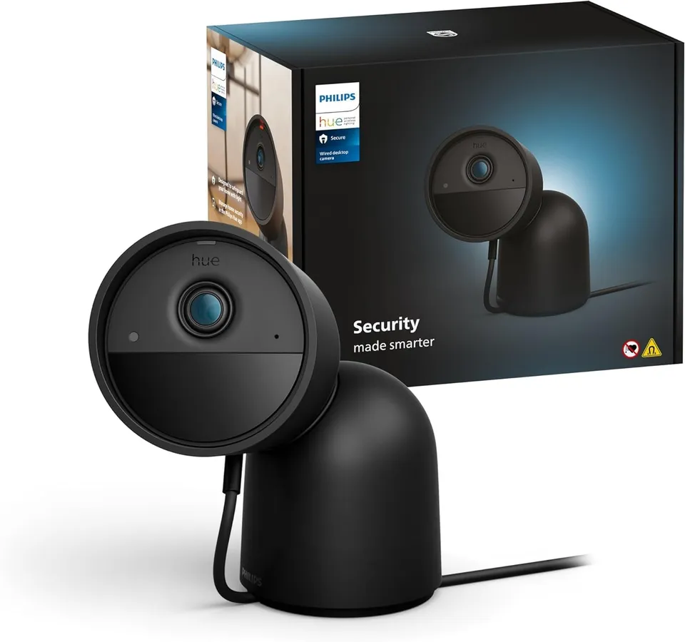 philips-hue-secure-cam-ra-de-s-curit-filaire-hd-1080p-int-rieur-ext-rieur-avec-s image 1