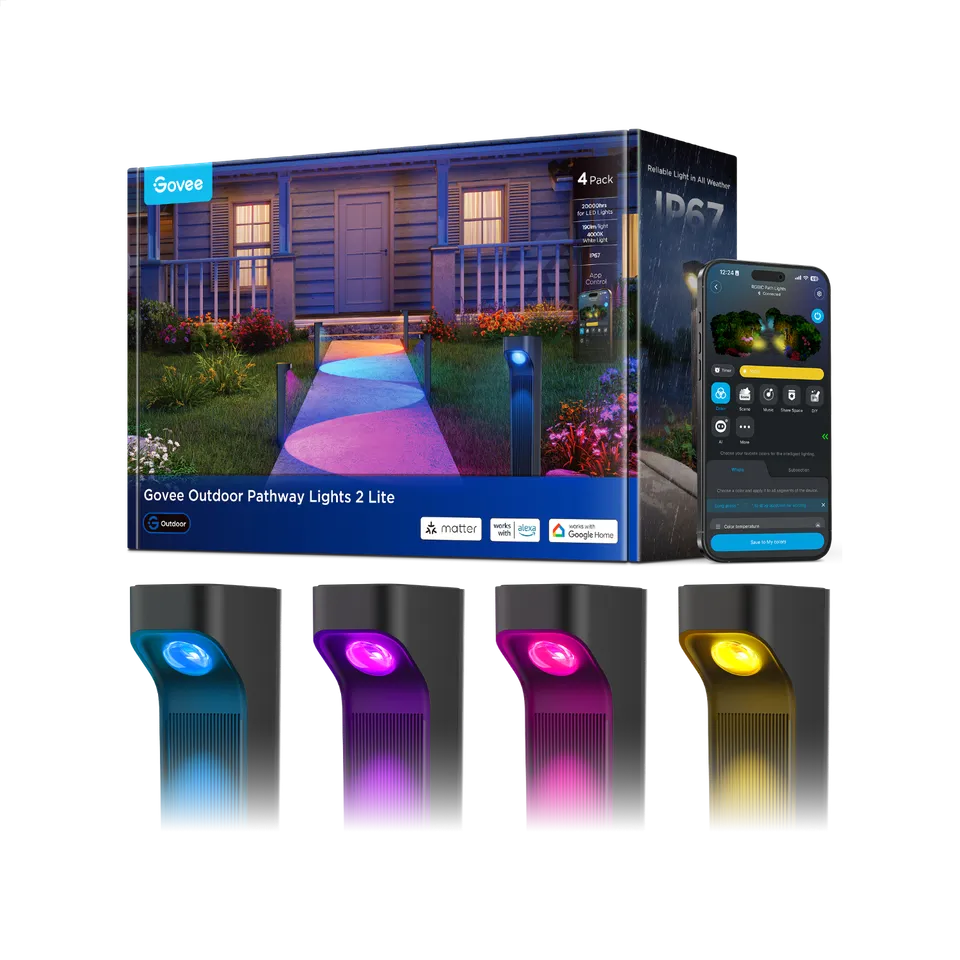 govee-outdoor-pathway-lights-2-lite-bornes-lumineuses-d-all-e-ext-rieures-intell image 1