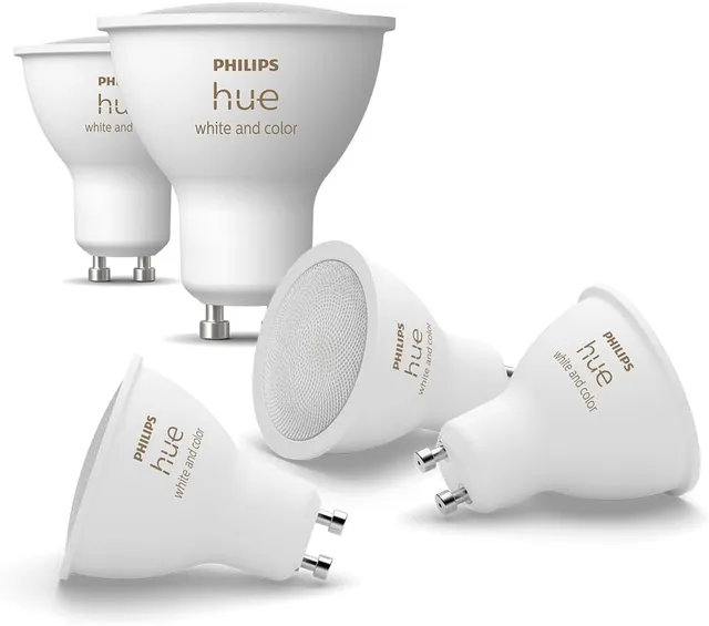 philips-hue-white-color-ambiance-ampoule-led-gu10-connect-e-bluetooth-compatible image 1