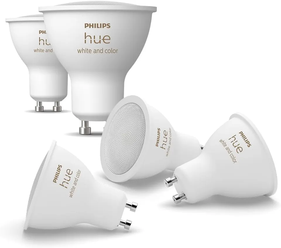 philips-hue-white-color-ambiance-ampoule-led-gu10-connect-e-bluetooth-compatible image 1