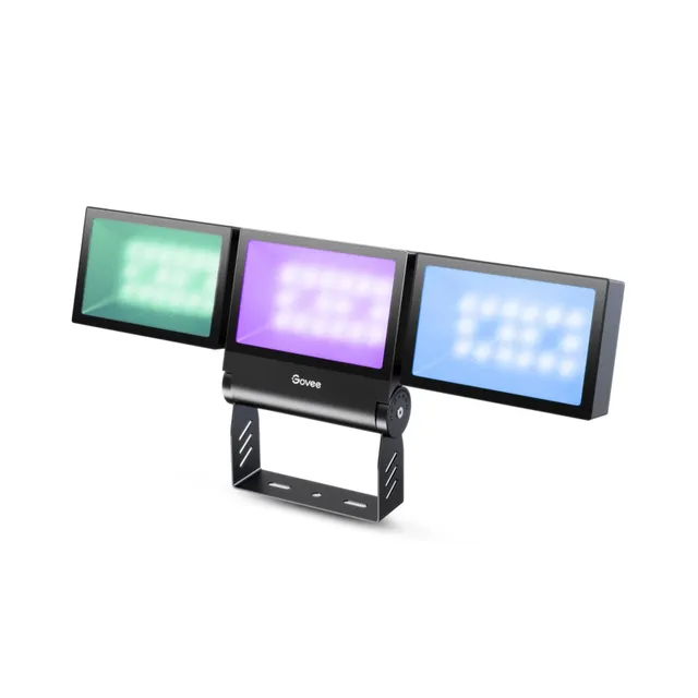 govee-outdoor-triad-flood-light-reconditionn-projecteur-ext-rieur-rgbic-4500-lum image 1