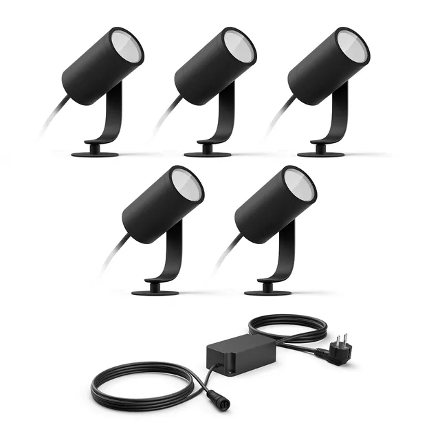 philips-hue-lily-kit-de-base-5-spots-de-jardin-ext-rieurs-white-and-color-ambian image 1