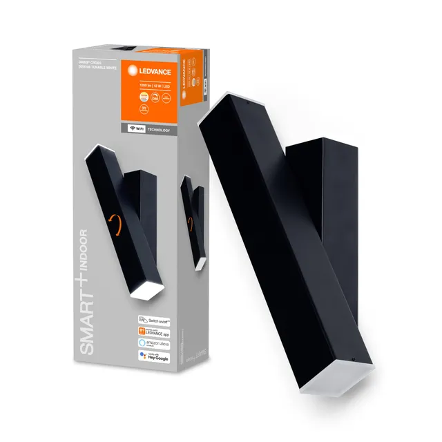ledvance-smart-orbis-wall-cross-applique-murale-led-connect-e-wifi-dimmable-12-w image 1