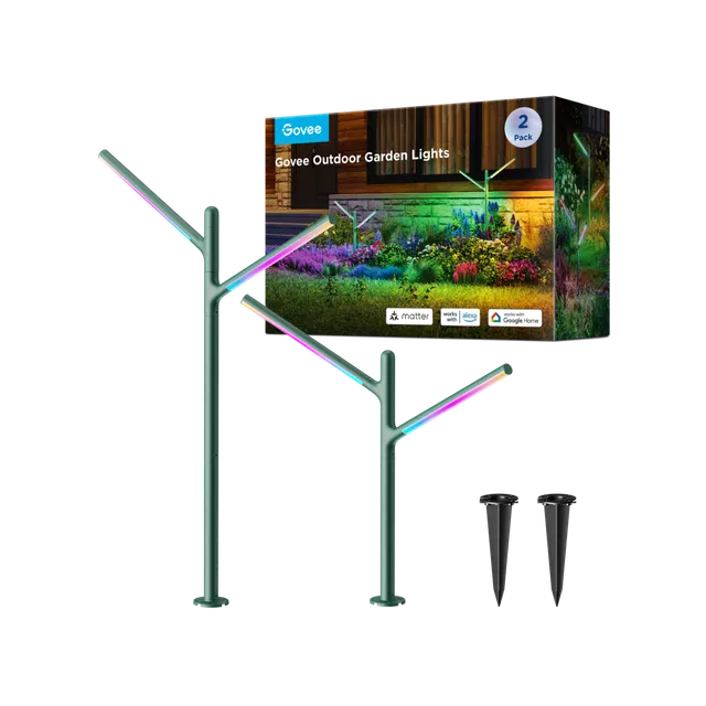 govee-lampes-de-jardin-ext-rieures-reconditionn-es-bornes-lumineuses-smart-led-c image 1