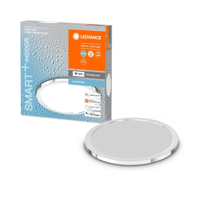 ledvance-smart-wifi-orbis-disc-applique-plafonnier-led-salle-de-bain-connect-18w image 1