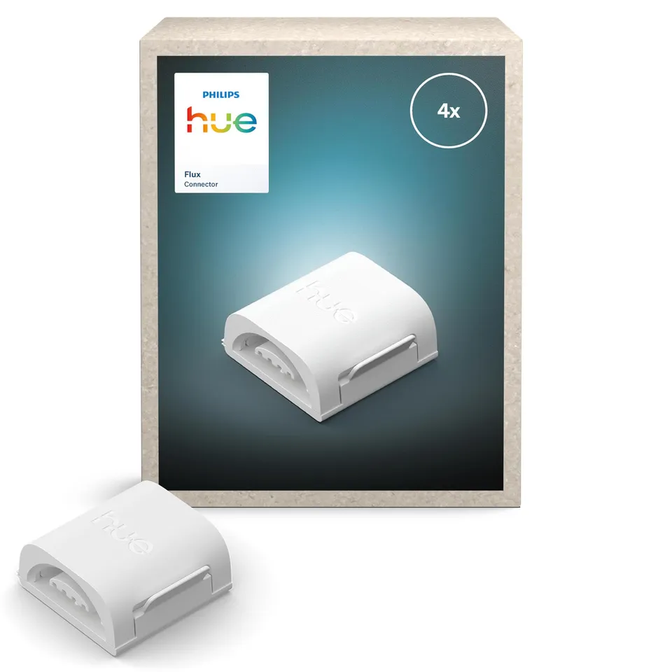 philips-hue-flux-connecteur-pour-ruban-led-lot-de-4-connecteurs-lin-aires-pour-r image 1