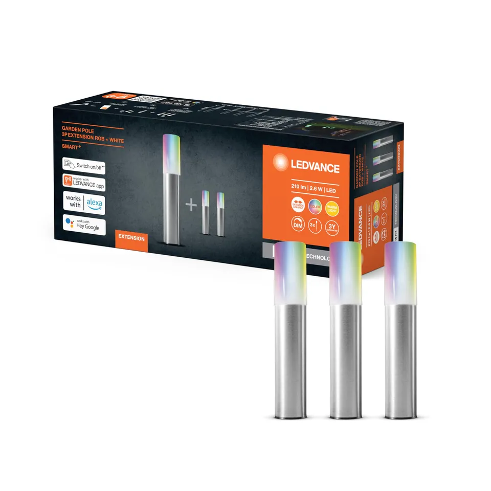 ledvance-smart-garden-pole-pack-d-extension-3-poteaux-de-jardin-led-intelligents image 1