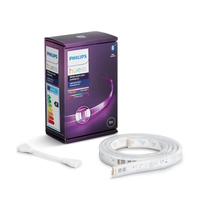 philips-hue-white-color-ambiance-lightstrip-plus-extension-ruban-led-1-m-v4-mill image 1