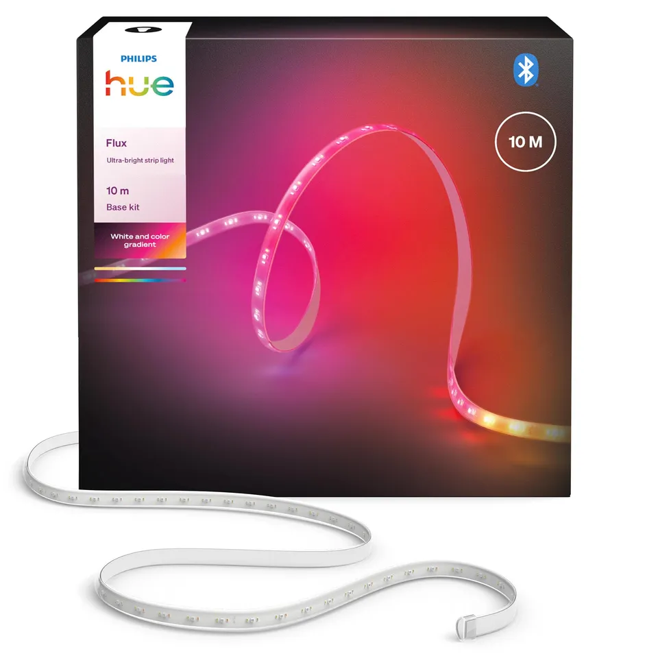 philips-hue-flux-ultrabright-bande-led-10-m-6000-lm-blanc-chaud-froid-et-couleur image 1