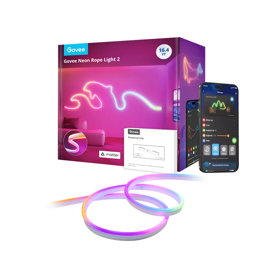 govee-neon-rope-light-2-h61d5-ruban-lumineux-n-on-rgbic-flexible-5-m-avec-reconn image 1