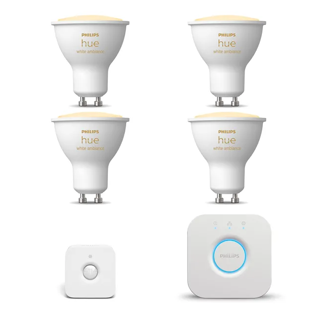 philips-hue-white-ambiance-kit-de-d-marrage-gu10-4-spots-blanc-chaud-froid-hue-b image 1