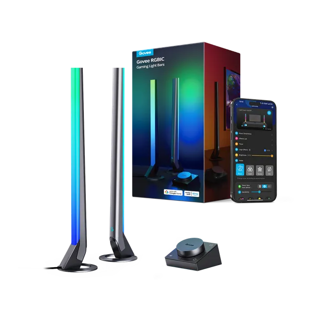 govee-dreamview-h6047-barres-de-lumi-re-gaming-rgbic-wi-fi-avec-contr-leur-intel image 1