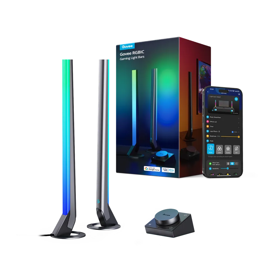 govee-dreamview-h6047-barres-de-lumi-re-gaming-rgbic-wi-fi-avec-contr-leur-intel image 1