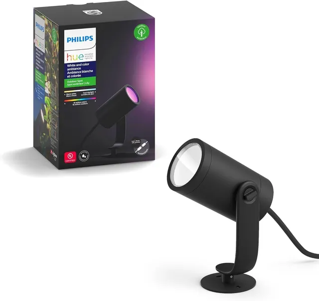 philips-hue-lily-spot-led-intelligent-d-ext-rieur-blanc-et-couleur-8-w-clairage- image 1