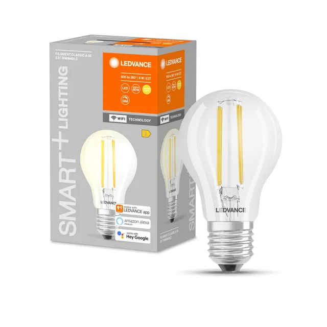 ledvance-smart-wifi-filament-ampoule-led-connect-e-wi-fi-forme-classique-blanc-c image 1