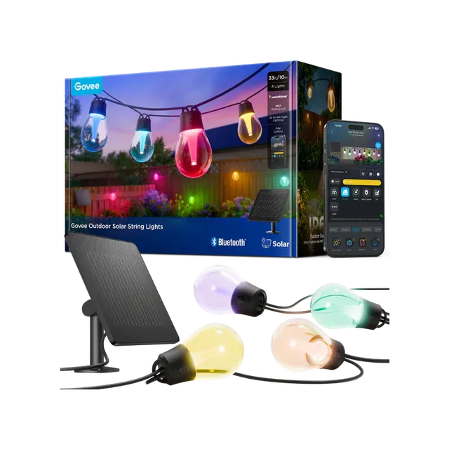 govee-guirlande-lumineuse-solaire-ext-rieure-guirlande-solaire-smart-led-pour-te image 1