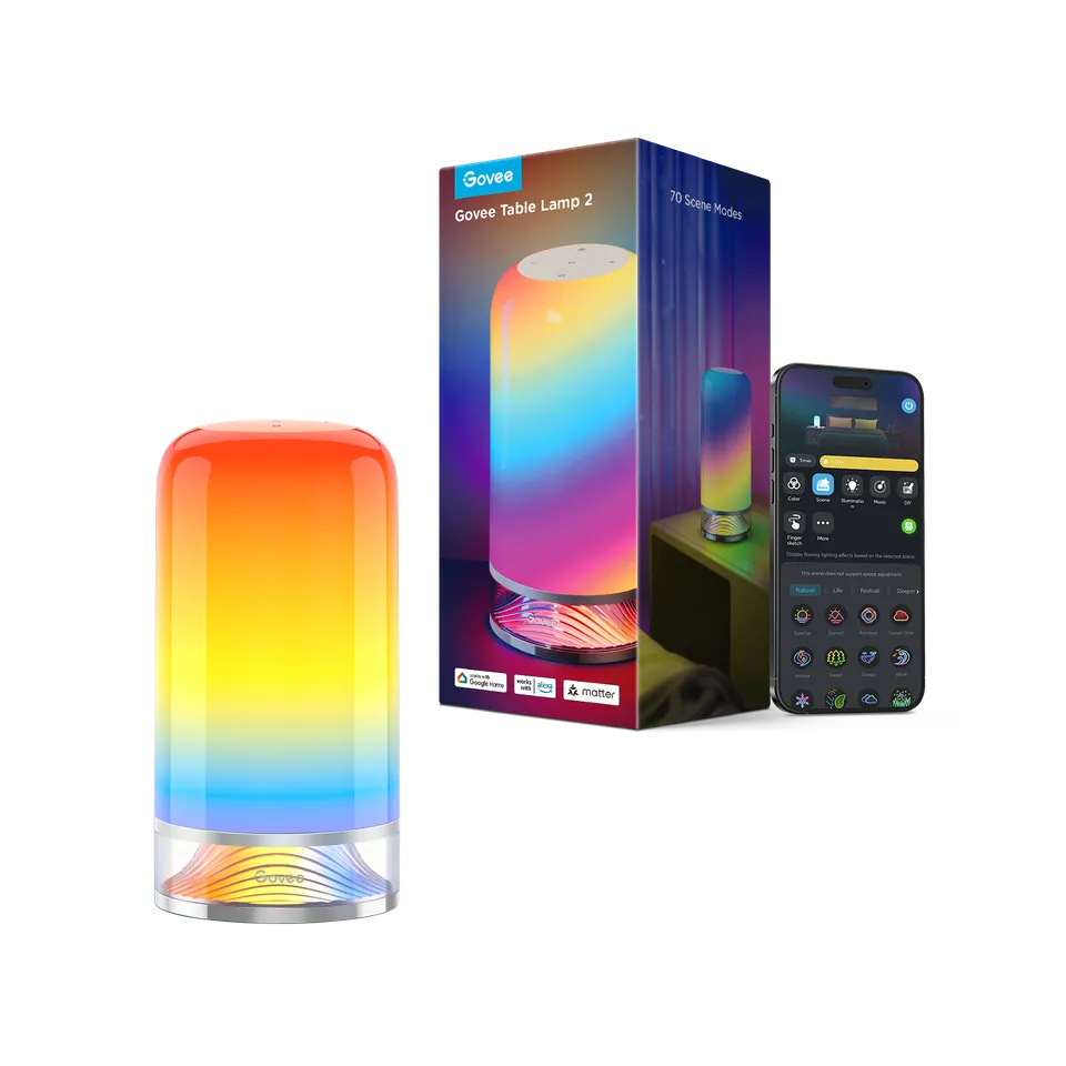 govee-table-lamp-2-reconditionn-e-lampe-de-table-intelligente-rgbic-avec-contr-l image 1