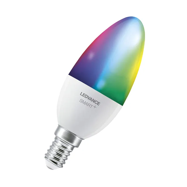 ledvance-smart-lot-de-3-ampoules-led-connect-es-e14-bougie-rgbw-multicolore-blan image 1