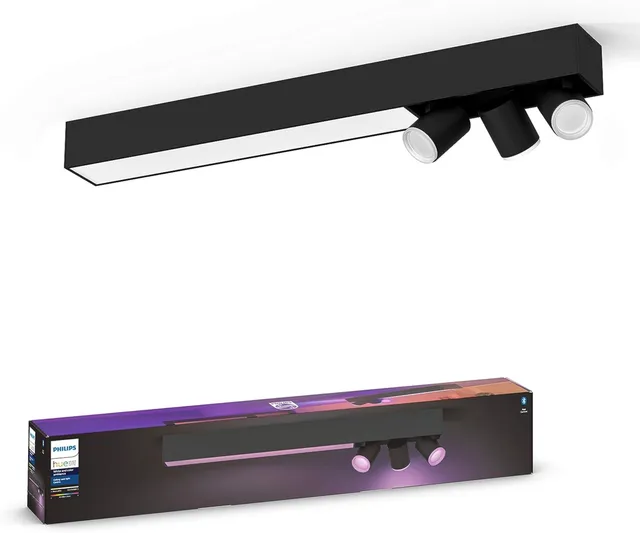 philips-hue-white-color-ambiance-centris-3-plafonnier-3-spots-orientables-noir-b image 1