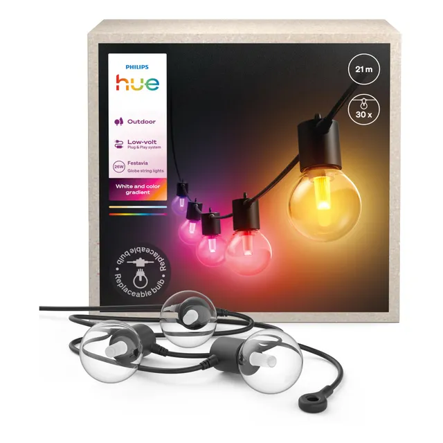 philips-hue-festavia-globe-white-color-ambiance-guirlande-led-ext-rieure-21-m-30 image 1
