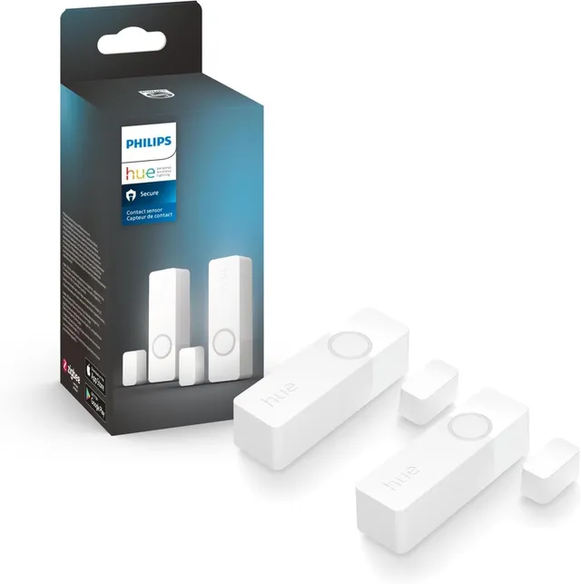philips-hue-secure-lot-de-2-capteurs-de-contact-intelligents-blancs-pour-portes- image 1