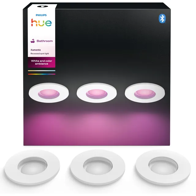 philips-hue-white-color-ambiance-xamento-spots-encastr-s-salle-de-bain-lot-de-3- image 1