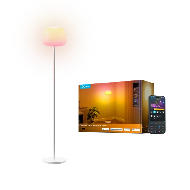 govee-lantern-floor-lamp-lampadaire-lanterne-led-intelligent-luminblend-1000k-10 image 1