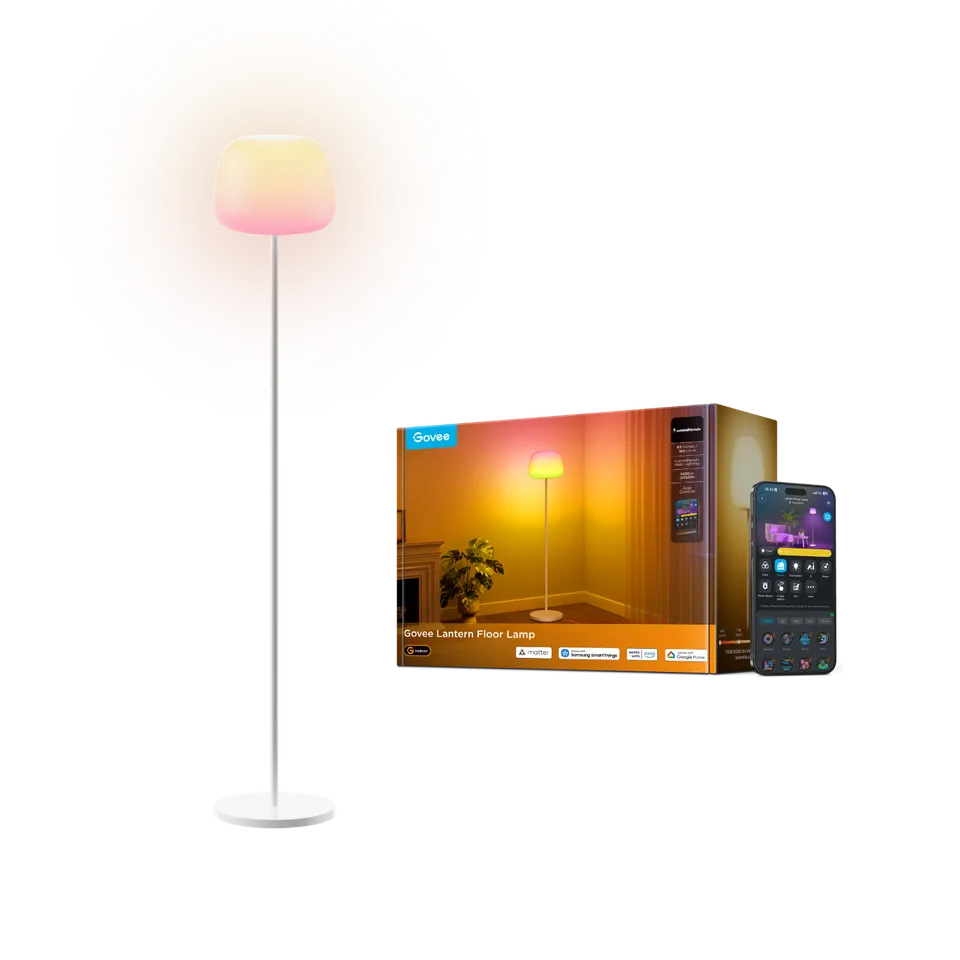 govee-lantern-floor-lamp-lampadaire-lanterne-led-intelligent-luminblend-1000k-10 image 1