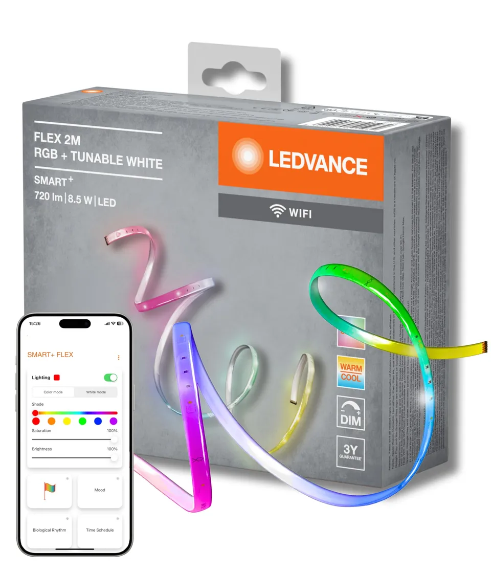 ledvance-smart-wifi-ruban-lumineux-led-intelligent-rgb-2-m-16-millions-de-couleu image 1