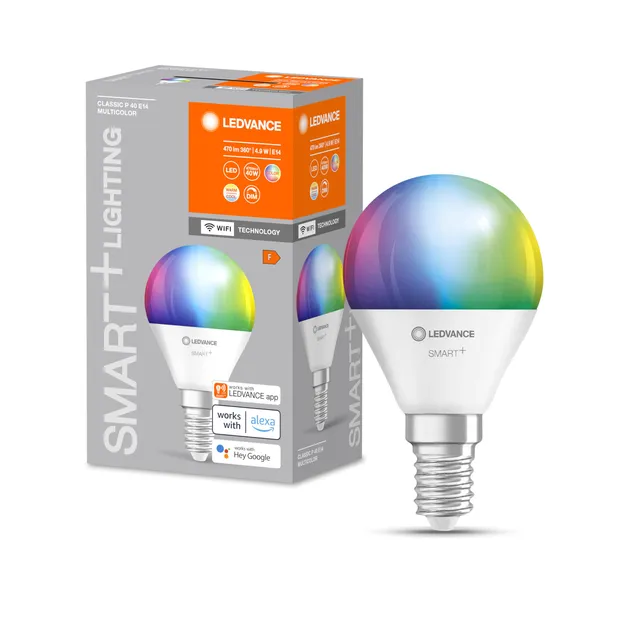 ledvance-smart-wifi-led-classic-p-e14-4-9w-470lm-ampoule-connect-e-rgb-blanc-dyn image 1