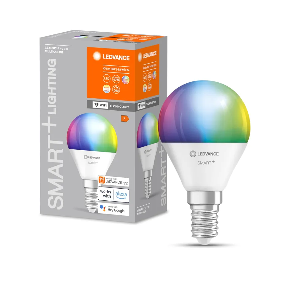 ledvance-smart-wifi-led-classic-p-e14-4-9w-470lm-ampoule-connect-e-rgb-blanc-dyn image 1