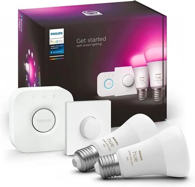 philips-hue-white-and-color-ambiance-kit-de-d-marrage-2-ampoules-connect-es-e27- image 1