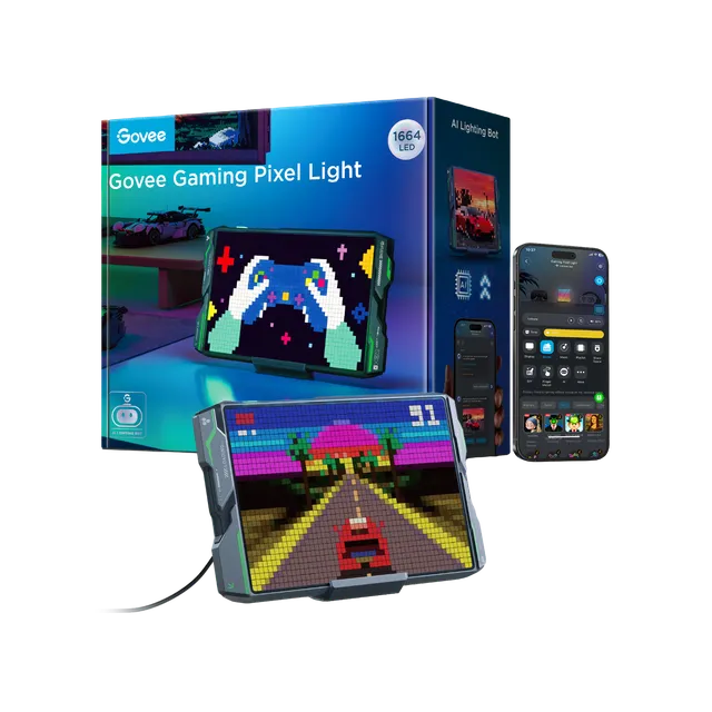 govee-gaming-pixel-light-32x32-cran-lumineux-pixel-art-ia-rgb-animations-sync-mu image 1