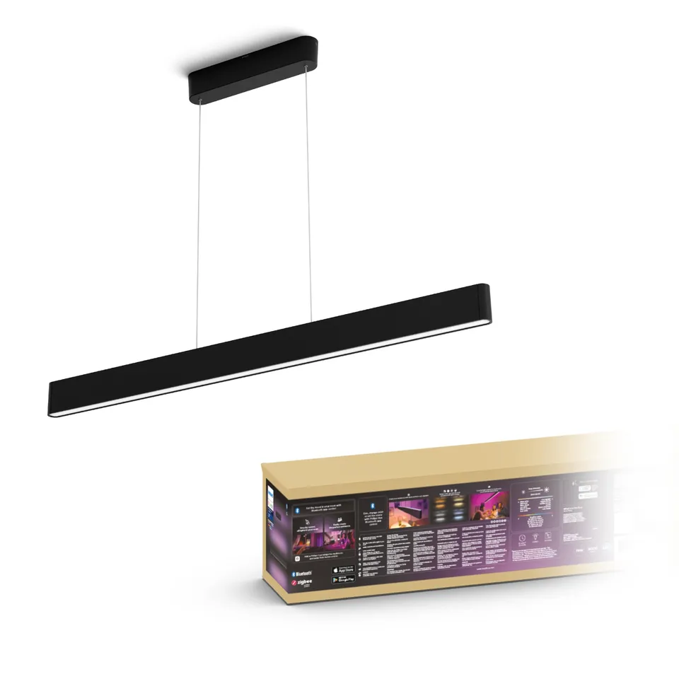 philips-hue-white-color-ambiance-ensis-suspension-led-connect-e-2x39w-noir-bluet image 1