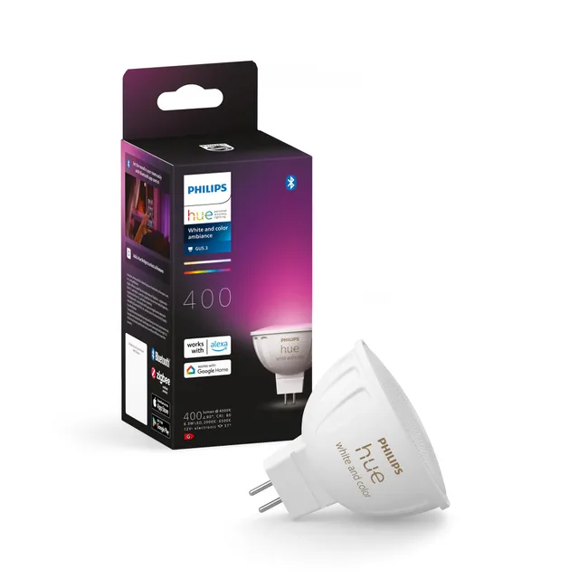 philips-hue-white-and-color-ambiance-ampoule-connect-e-mr16-gu5-3-12-v-bluetooth image 1