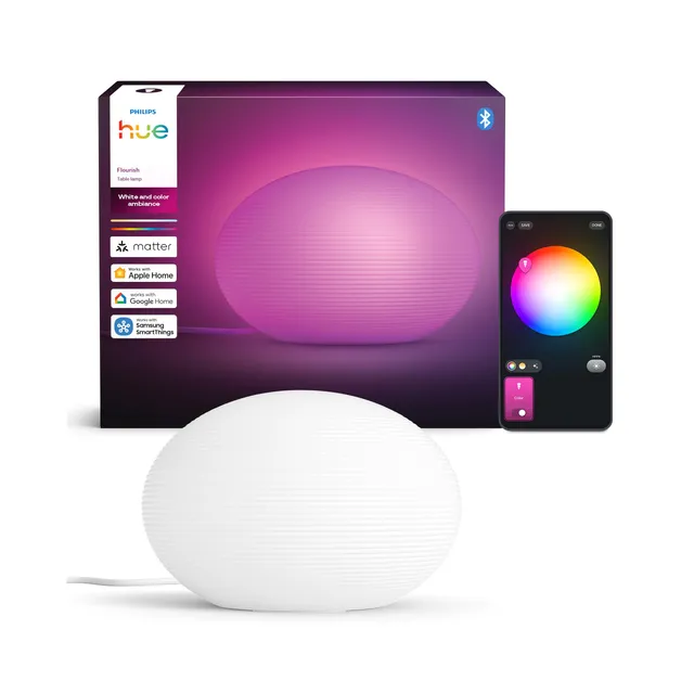 philips-hue-flourish-lampe-poser-led-blanche-et-couleur-1100-lm-lampe-d-ambiance image 1