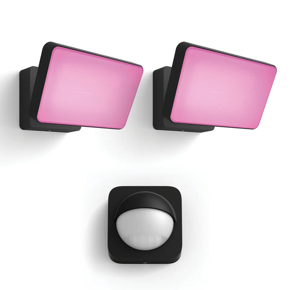 philips-hue-discover-lot-de-2-projecteurs-ext-rieurs-noirs-white-color-ambiance- image 1