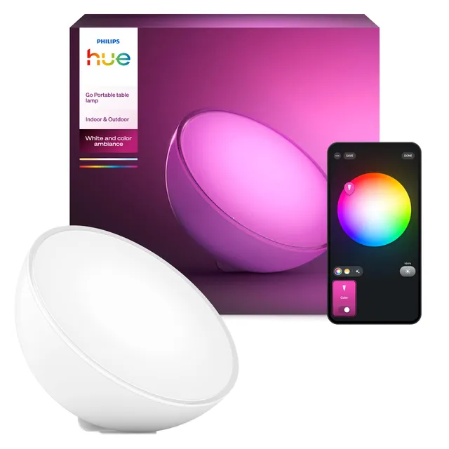 philips-hue-go-portable-white-and-color-lampe-poser-connect-e-portable-16-millio image 1