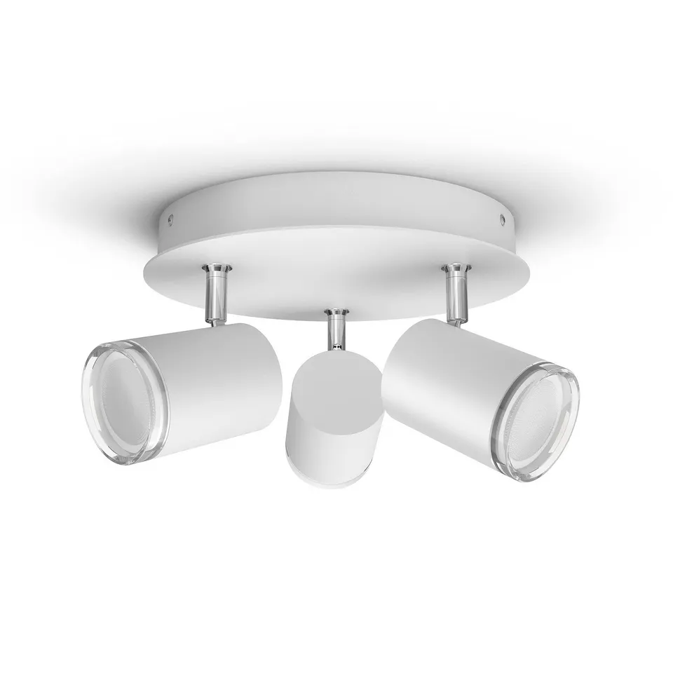 philips-hue-white-ambiance-adore-spot-plafonnier-spirale-salle-de-bain-3x5-5w-bl image 1
